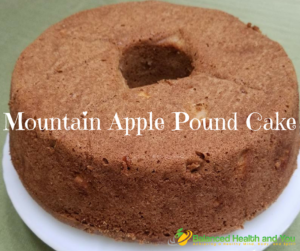 mountain apple pound cake