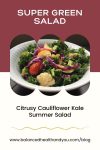 Citrusy Cauliflower Kale Summer Salad 