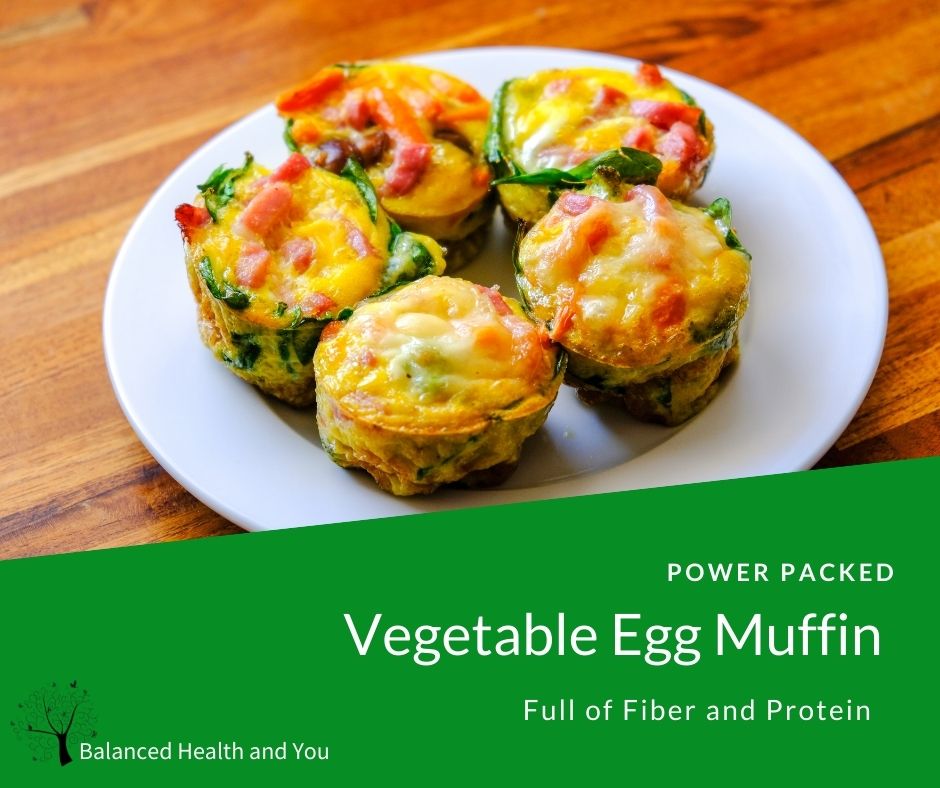 Vegetable egg muffin