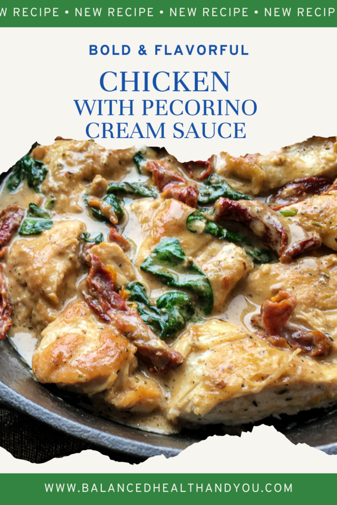 Chicken with Pecorino Cream Sauce